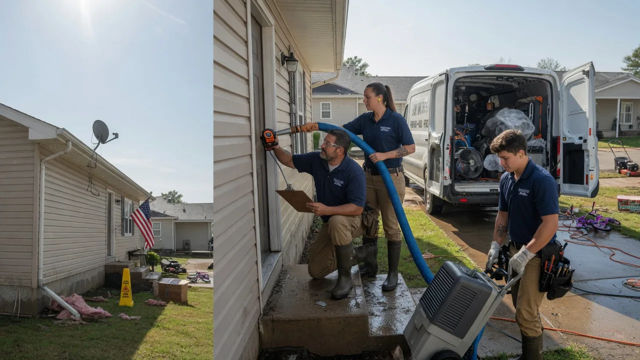 Ceiling Water Damage Restoration in Griffithsville, WV near me